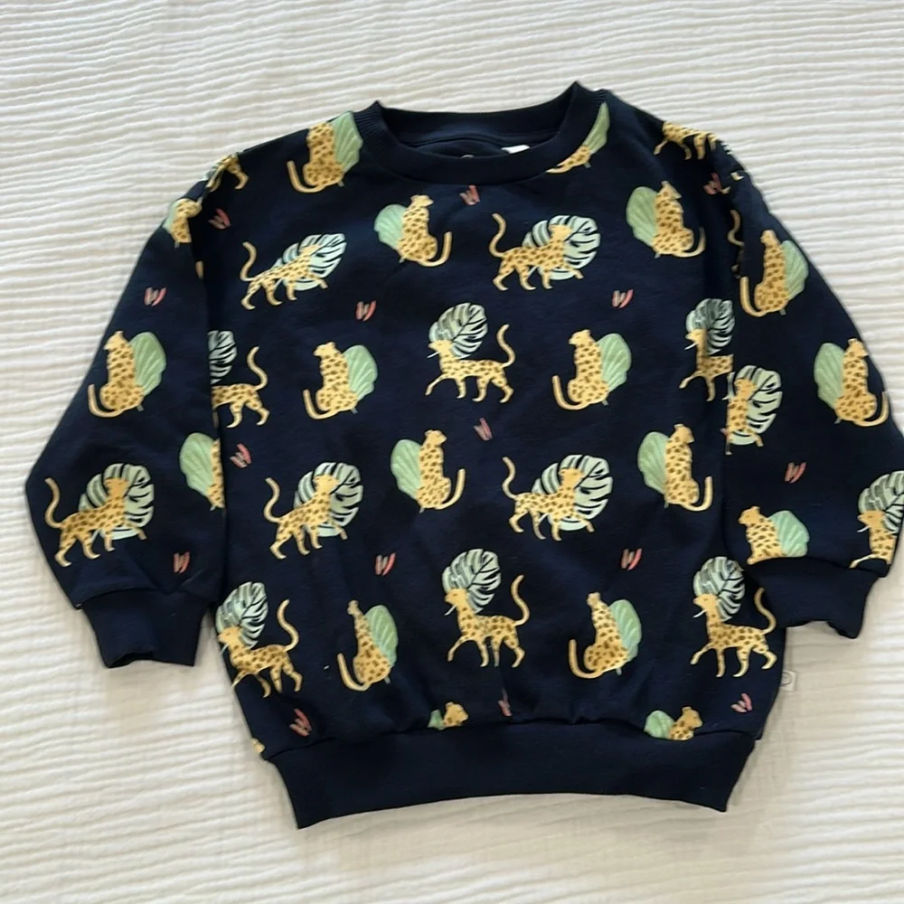Morí Leopard print oversized sweater